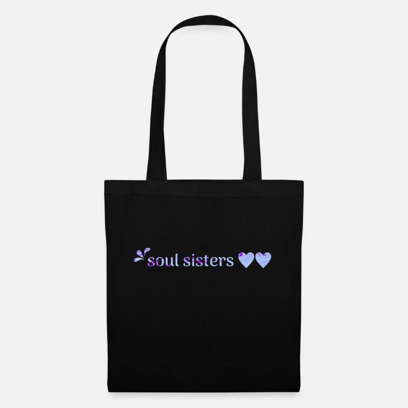 soul sisters - Stoffbeutel - Schwarz