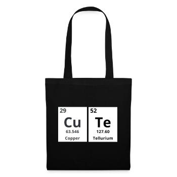 Cute - Tote Bag - black - Front