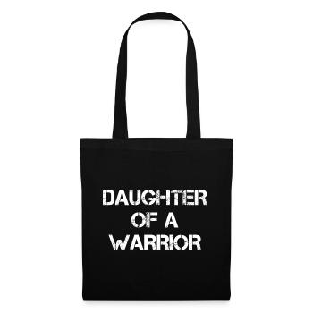 Daughter Of A Warrior - Tote Bag - black - Front