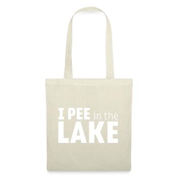 I Pee In The Lake - Stoffbeutel - Natur - Vorne