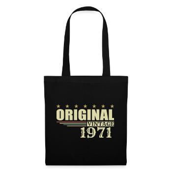 1971 Anniversaire 1971 - Sac en tissu - noir - Devant