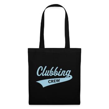 Clubbing Crew (Party / Celebrations / Dancing / Skyblue) - Tote Bag - black - Front