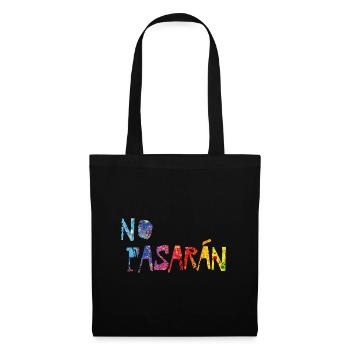 no pasaran - Stoffbeutel - Schwarz - Vorne