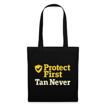 Culture SPF Identité Soins de la peau Humour - Sac en tissu - noir - Devant