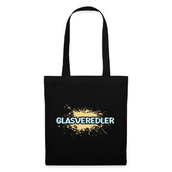 Cadeau pour finisseur en verre - Sac en tissu - noir - Devant