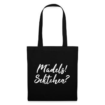 Mädels Sektchen Sekt Sektparty - Tote Bag - black - Front