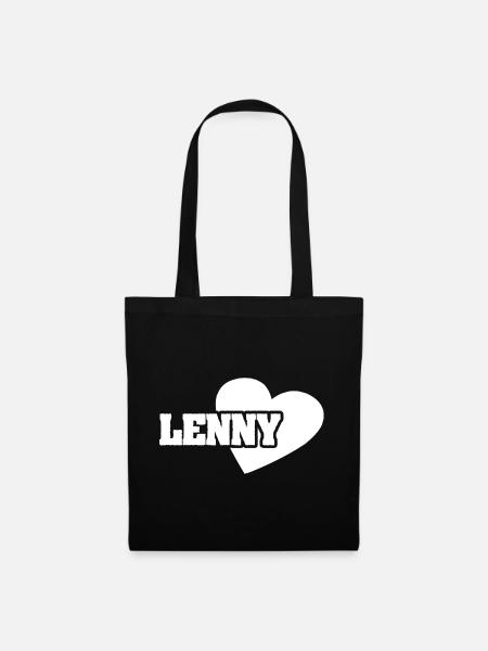 Lenny - Stoffbeutel - Schwarz