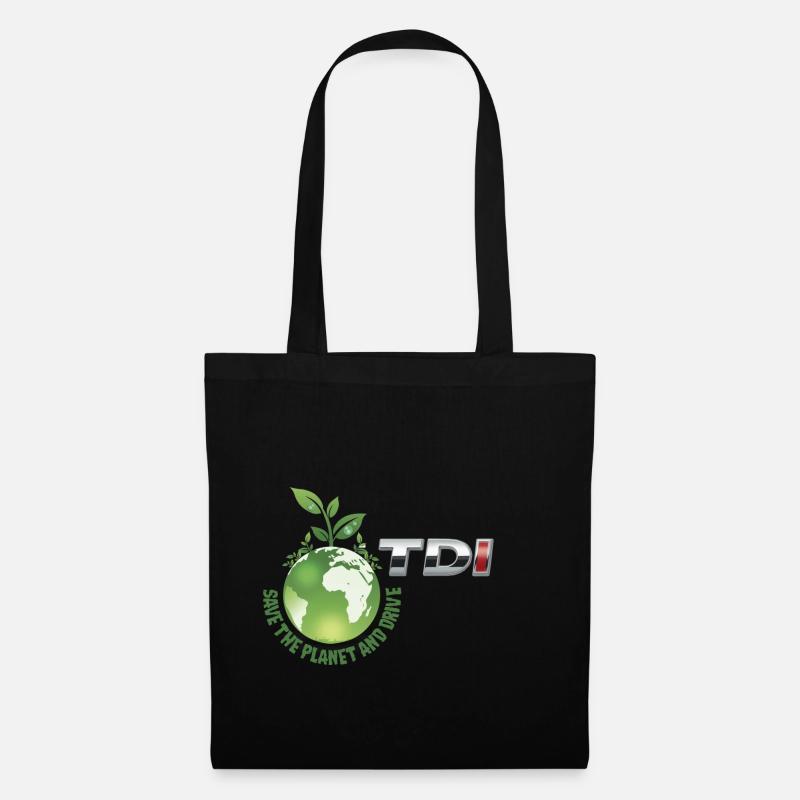 Save the planet an drive TDI (Pro Diesel) - Stoffbeutel - Schwarz