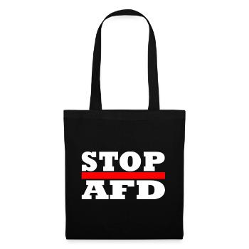 Stop Afd - Tote Bag - black - Front