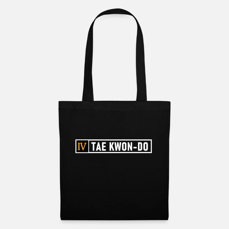MATS005 Tae Kwon Do 4th Dan - Tote Bag - black