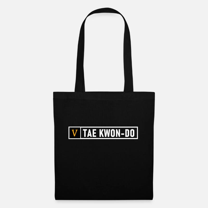 MATS006 Tae Kwon Do 5e Dan - Sac en tissu - noir