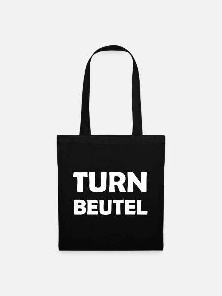 Turnbeutel - Stoffbeutel - Schwarz