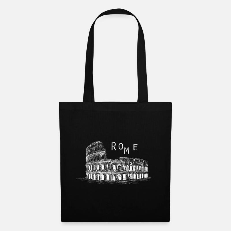 Koloss, Rom - Stoffbeutel - Schwarz