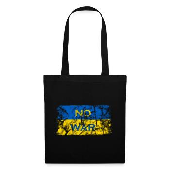 L’Ukraine flag No War - Sac en tissu - noir - Devant