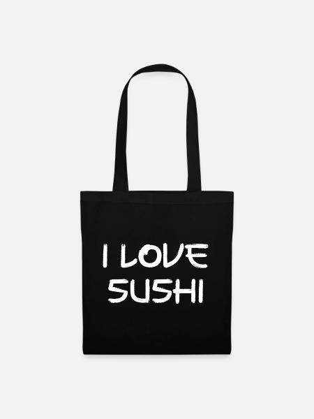 I Love Sushi - Tote Bag - black