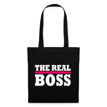 The real boss - Sac en tissu - noir - Devant