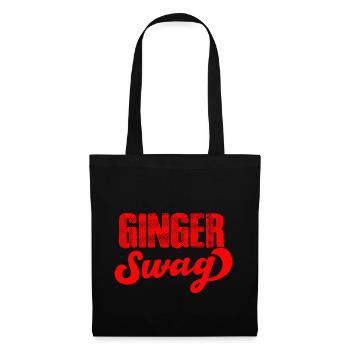 Ginger Swag Redhead Team Red Orange Hair Irish - Tote Bag - black - Front