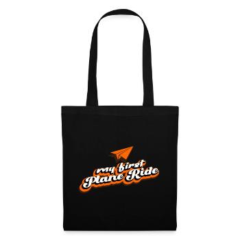 Mon premier trajet en avion 34 - Sac en tissu - noir - Devant