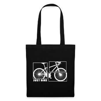 biketour vélo vélo gravelbike bike tour - Sac en tissu - noir - Devant