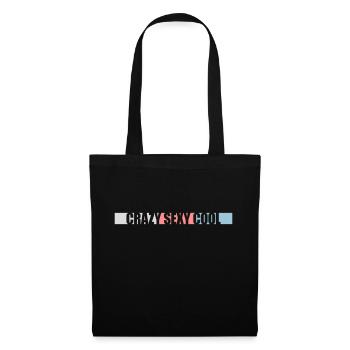 design cool sexy fou - Sac en tissu - noir - Devant