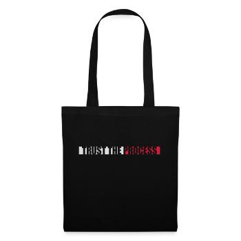 trust the process Quote - Tote Bag - black - Front