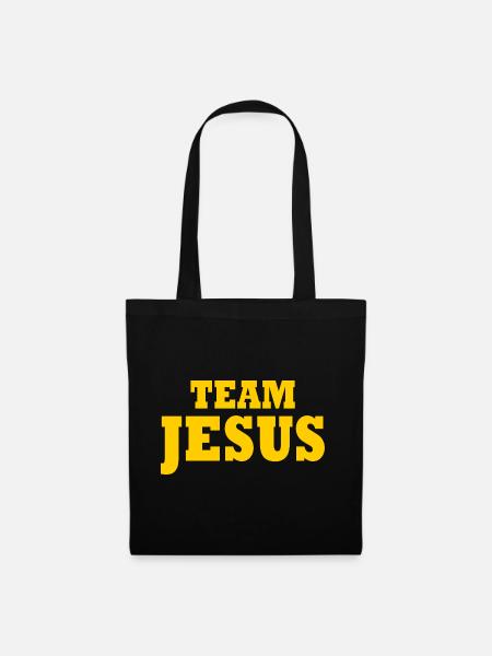 Team jesus - Stoffbeutel - Schwarz