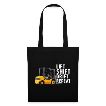 Warehouse drivers and warehouse workers for forklifts - Tote Bag - black - Front