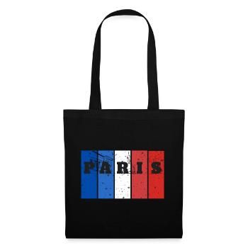 Paris Stripes Splash - Tote Bag - black - Front