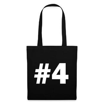 #4 - Sac en tissu - noir - Devant