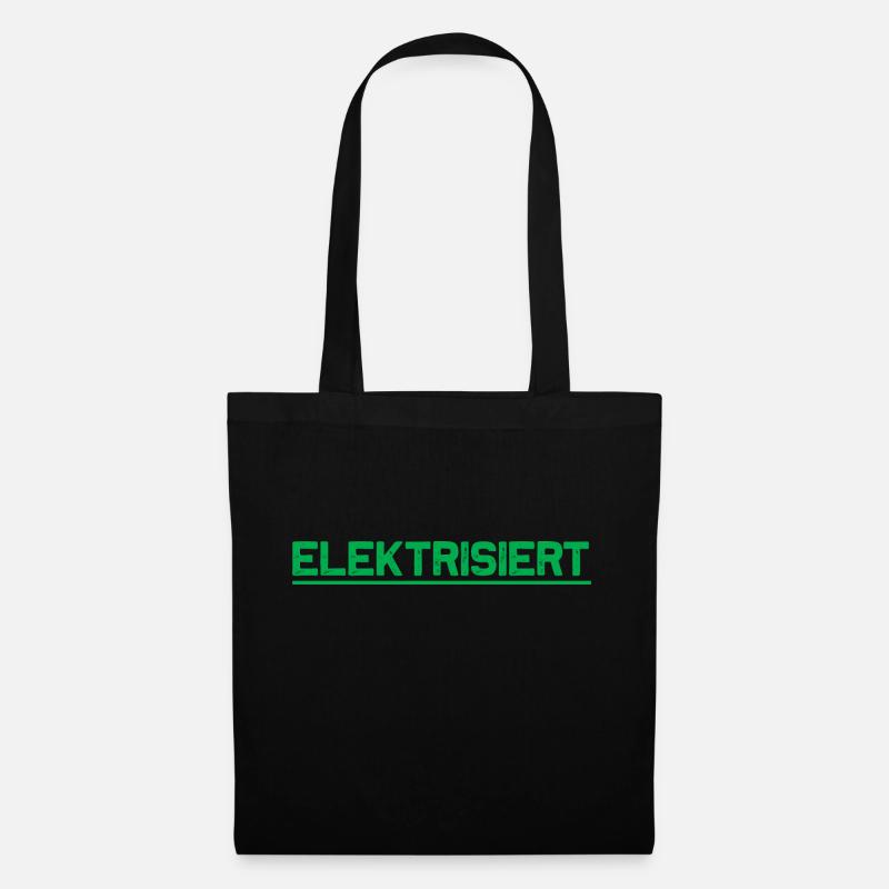elektrisiert - Stoffbeutel - Schwarz