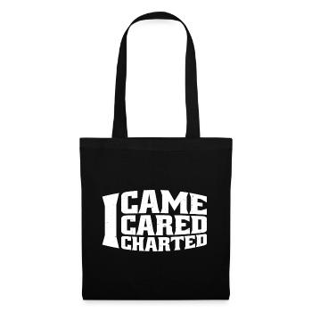 I Came I Cared I Charted 4 - Tote Bag - black - Front