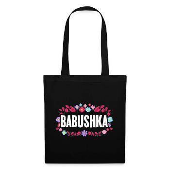 Awesome Babushka Russian Grandma For A Rossiya - Stoffbeutel - Schwarz - Vorne