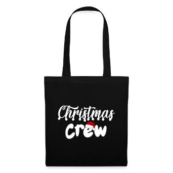 Christmas Crew family 2024 - Sac en tissu - noir - Devant