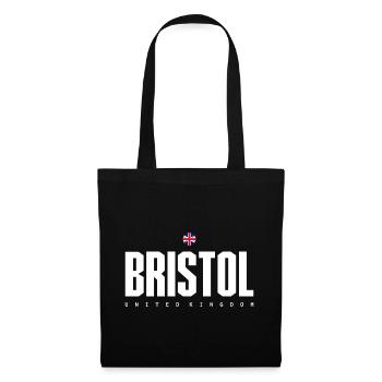 Bristol UK Block Wordmark - Tote Bag - black - Front