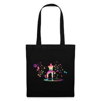 Hammer Thrower Colorsplash Hammer throwing - Tote Bag - black - Front