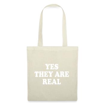 yes they are real - Stoffbeutel - Natur - Vorne