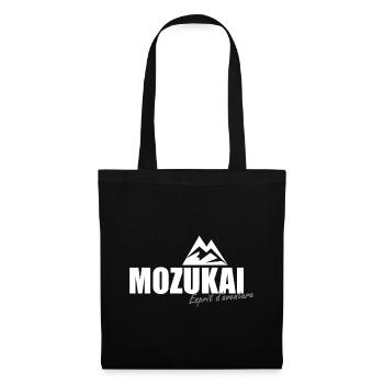 OFFICIAL MOZUKAI white logo - Tote Bag - black - Front