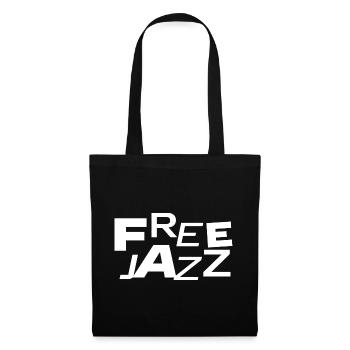 Free Jazz Bold Typography - Tote Bag - black - Front