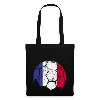 Ballon de football France Football - Sac en tissu - noir - Devant