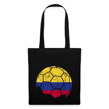 Colombie Ballon de football Football - Sac en tissu - noir - Devant