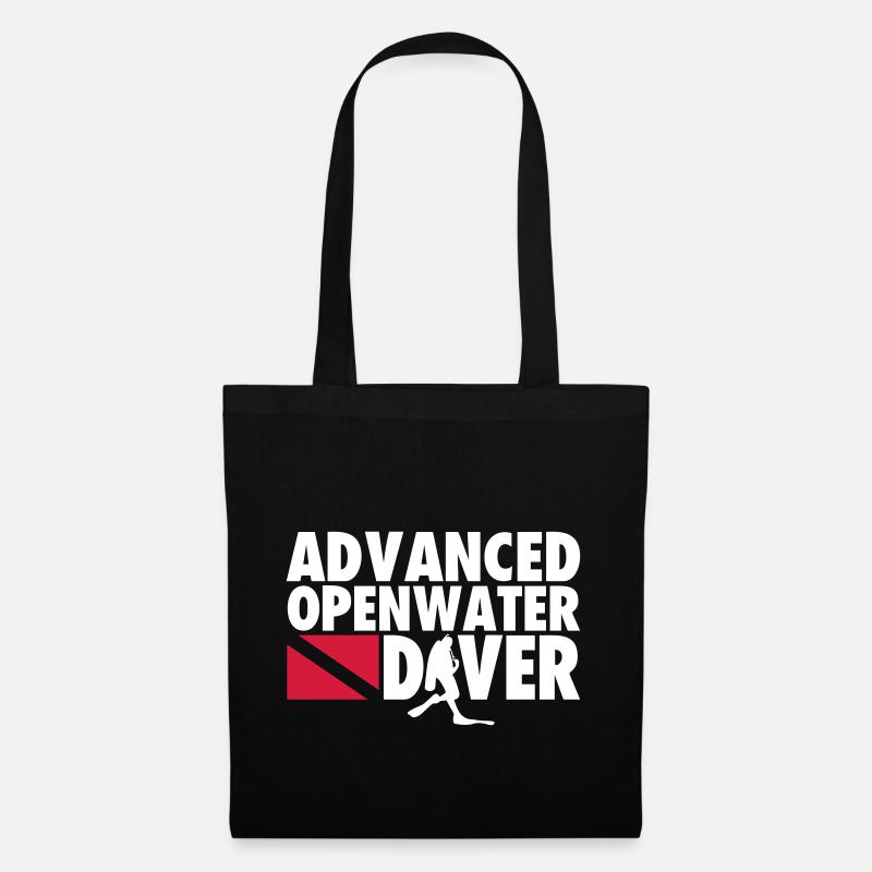 advanced open water diver - Tote Bag - black