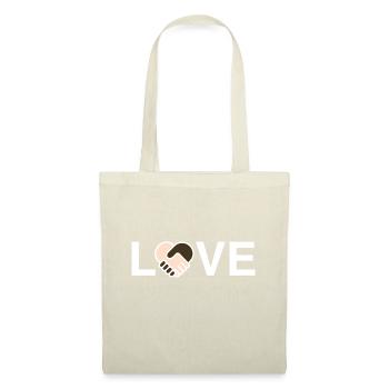 Love contre le racisme - Sac en tissu - nature - Devant