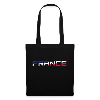 Flag France France Colors Blue White Red FR - Tote Bag - black - Front