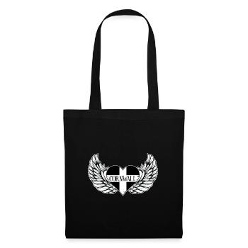 Love Cornwall - Tote Bag - black - Front