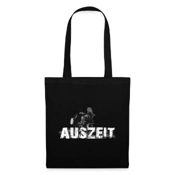 Temps mort AT - Sac en tissu - noir - Devant