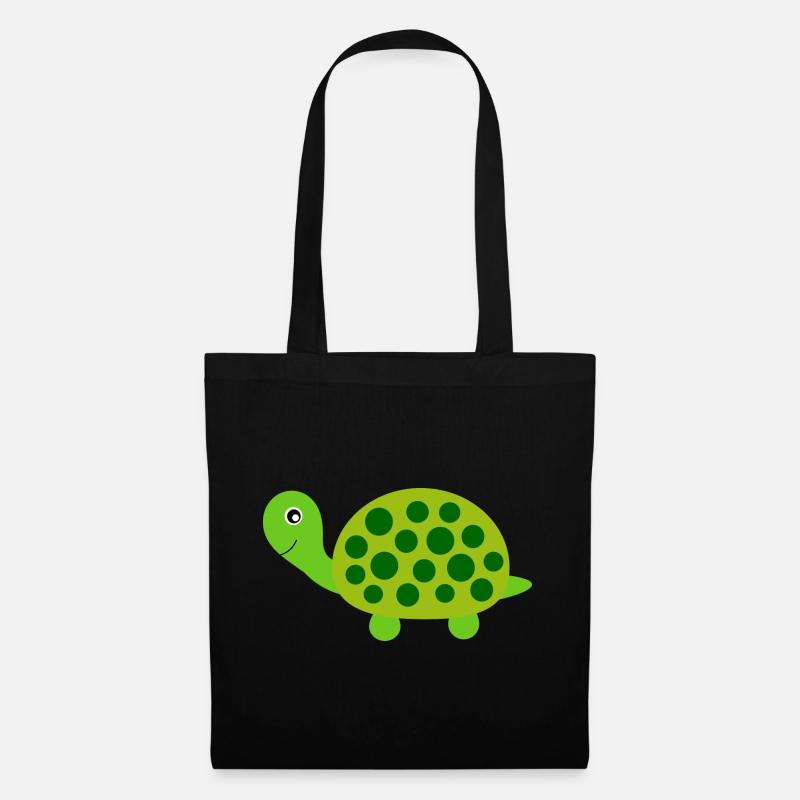 Schildkröten Schildkröten - Stoffbeutel - Schwarz