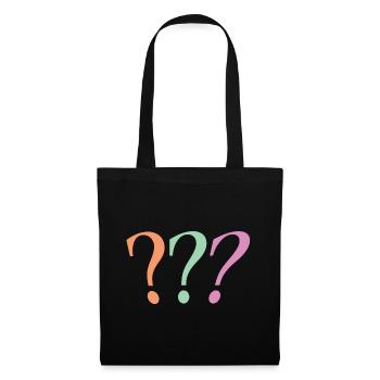 Question mark - Tote Bag - black - Front