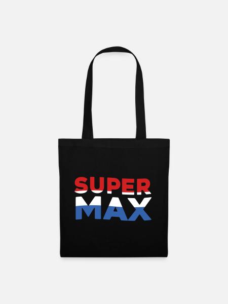 Super Max | Dutch flag - Tote Bag - black