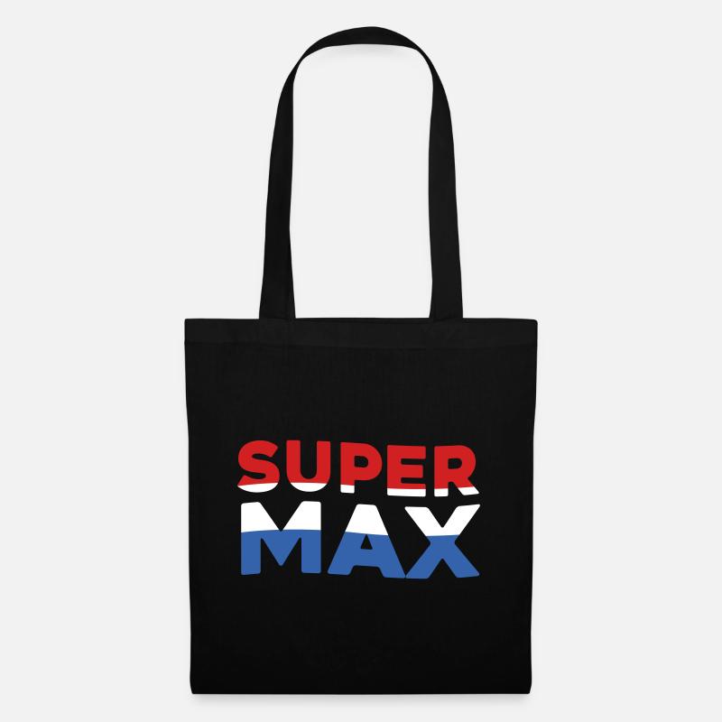 Super Max | Niederländische Flagge - Stoffbeutel - Schwarz