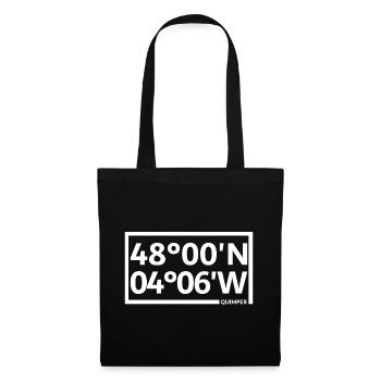 Quimper coordinates - Tote Bag - black - Front